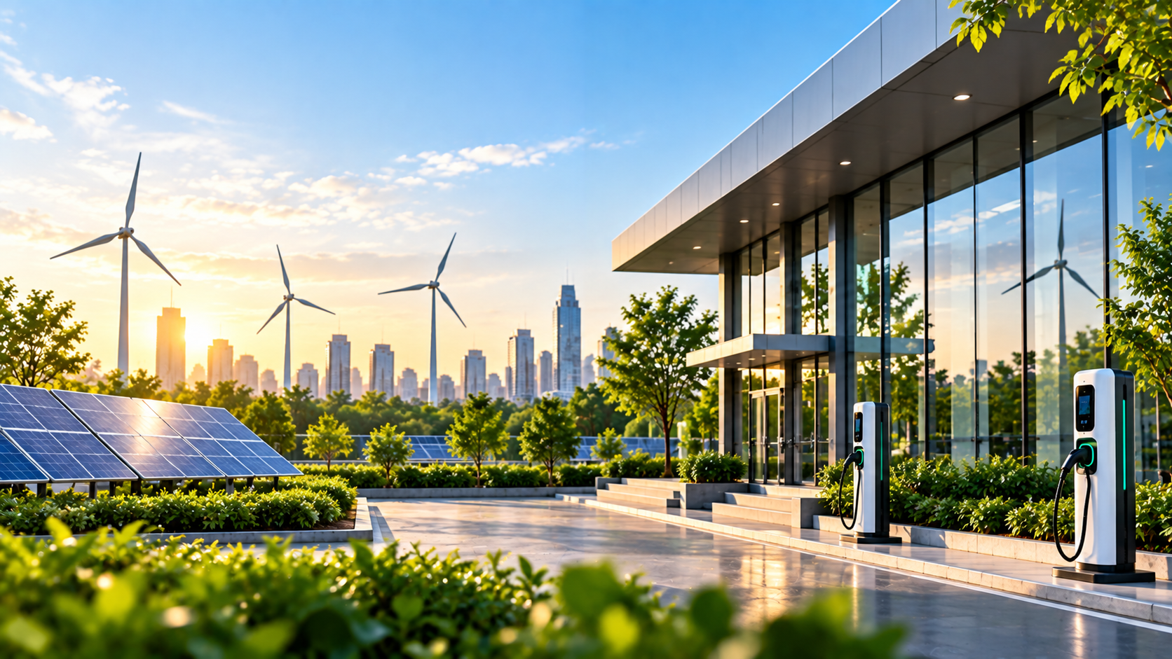 Modern clean technology business environment