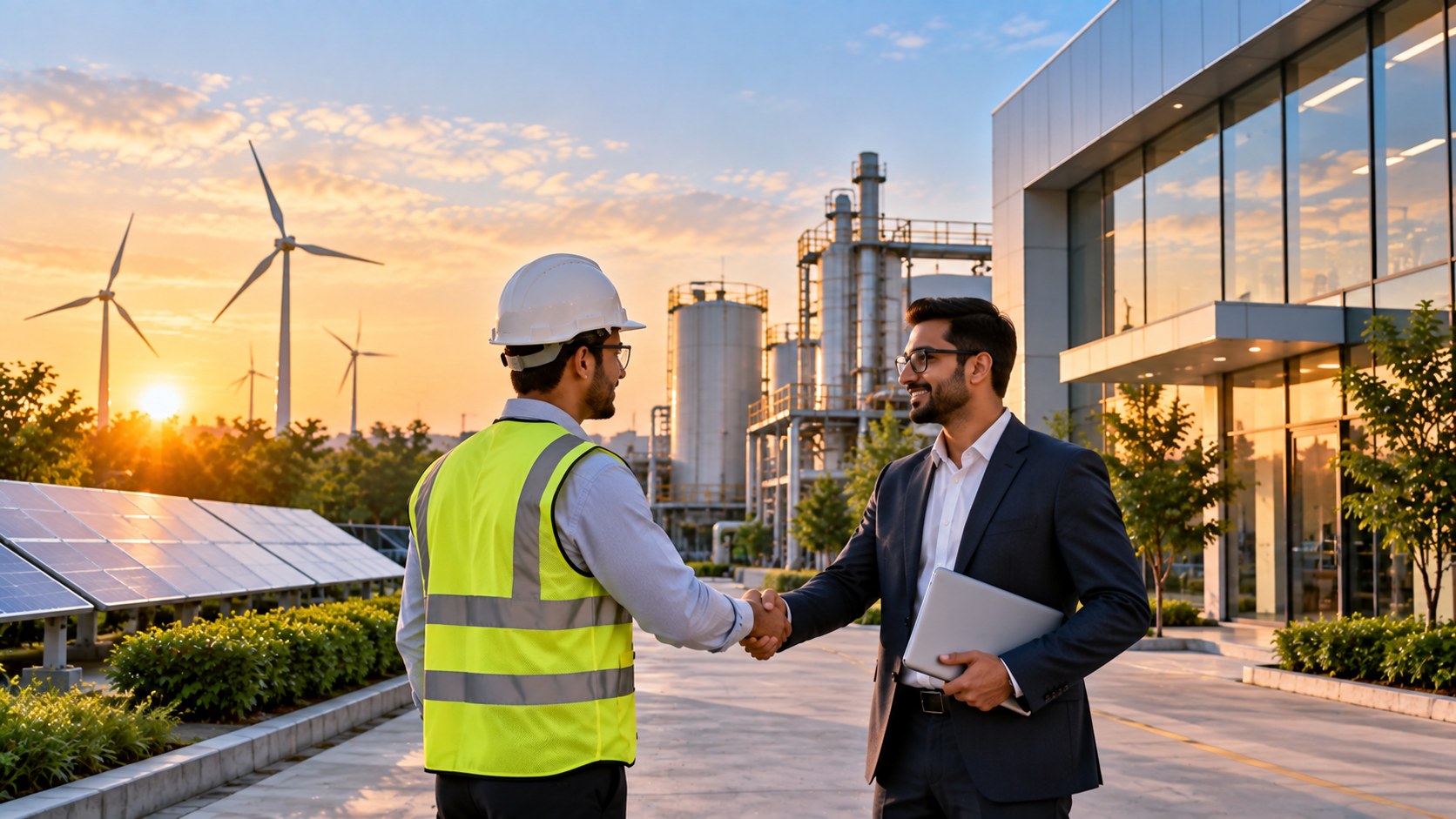 Professional B2B partnership and procurement discussion